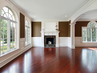 Hardwood Gallery - Elegant Living Room with Hardwood Flooring