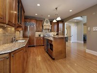 Hardwood Gallery - Kitchen with Hardwood Flooring